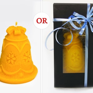 Bell - beeswax candle | 100% Natural Gift | Handmade Beeswax Candles | Non-Toxic & Clean Burning Candle | Light from the Bees