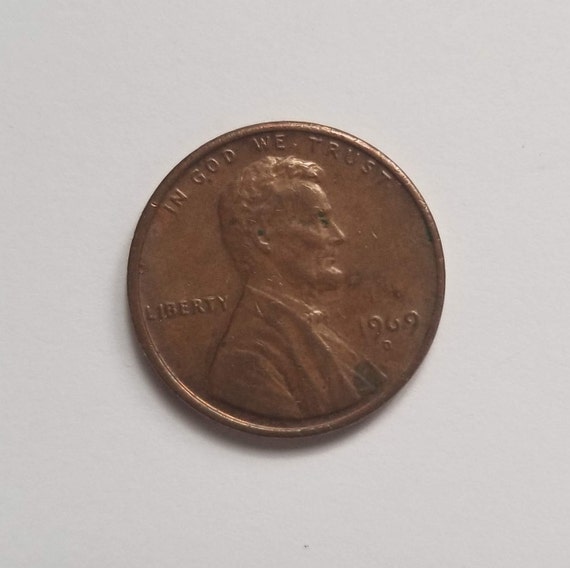 1969 D Penny No Fg Floating Memorial Roof Etsy