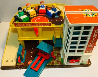 fisher price garage retro
