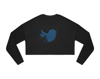 Twitter Threads Women's Cropped Sweatshirt