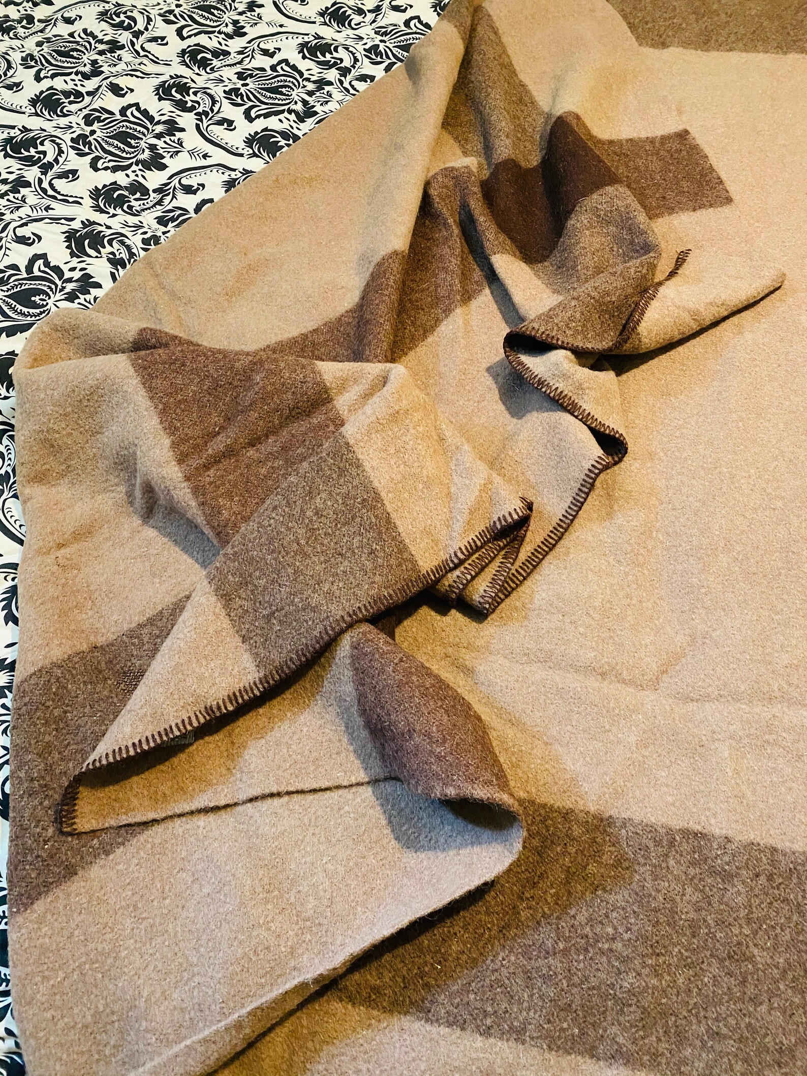 Vintage RCMP Ottawa Valley Wool Barracks Blanket Etsy