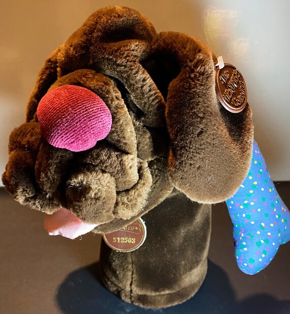 original wrinkles dog puppet