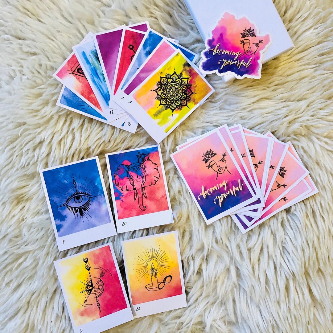 POWER CARD DECK With Symbols and Power Animals by - Etsy