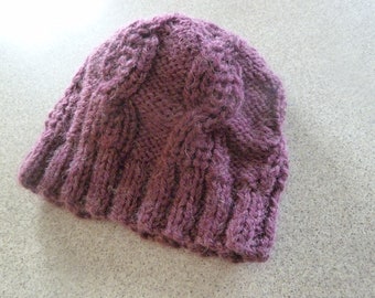 New hand knitted BEANIE HAT 1 - 2 years