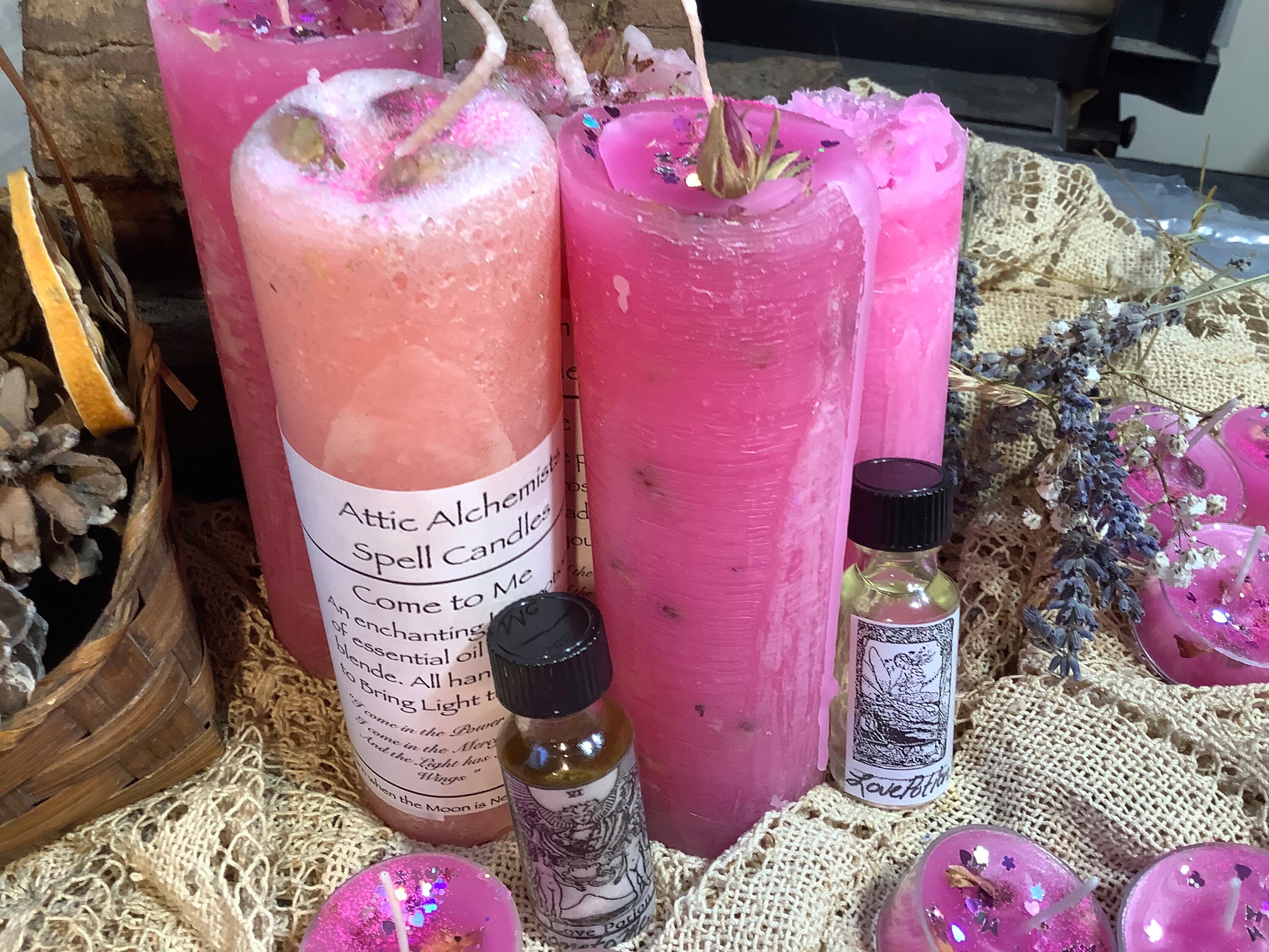 Wiccan Love Spell Candles Etsy