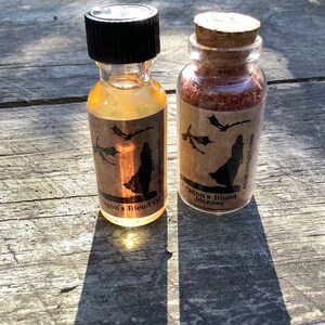 View of Dragons Blood Oil & Incense Set - Etsy