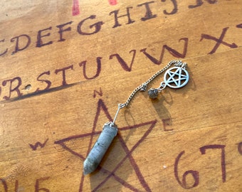 Labradorite Pentacle Pendulum