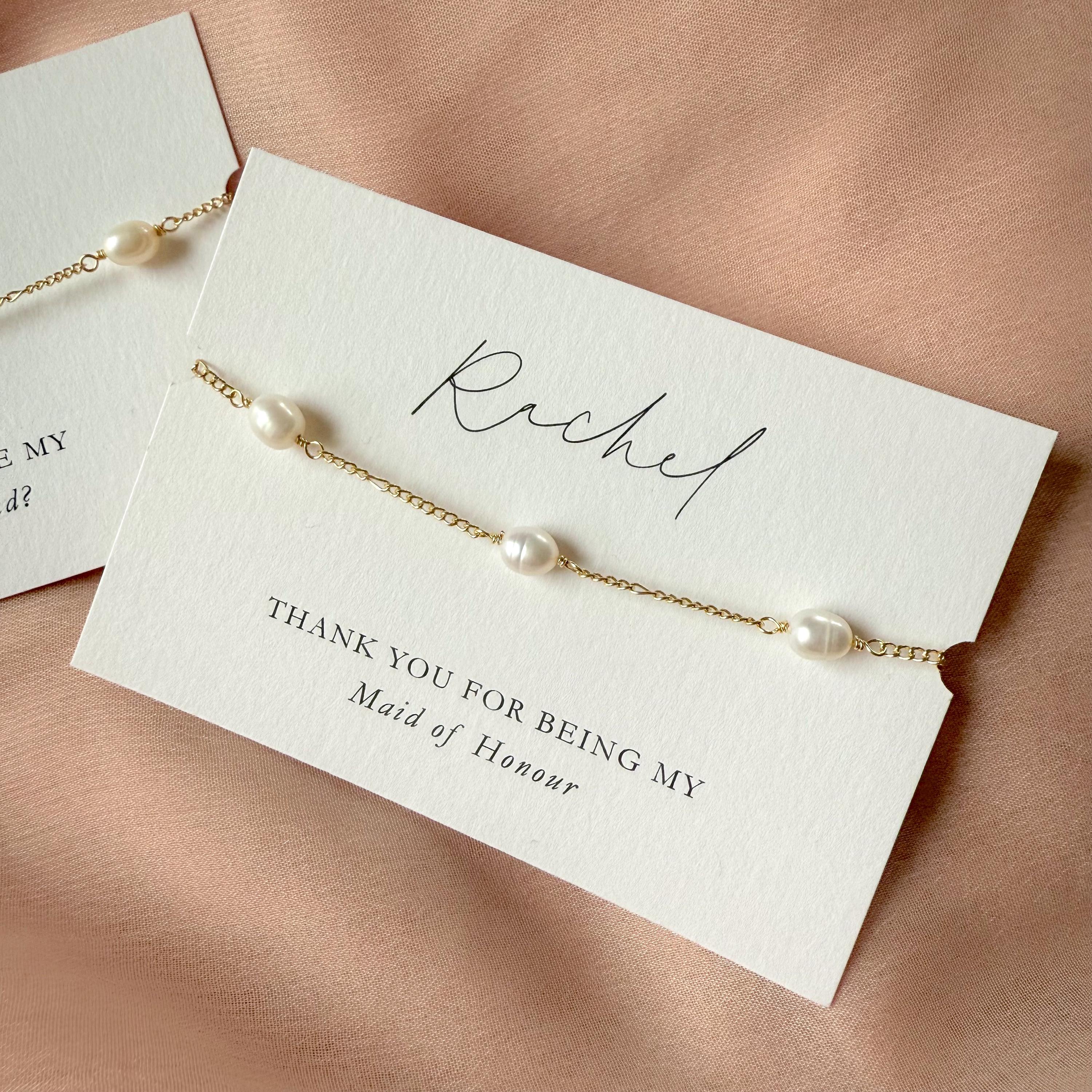 Braccialetti di perle donna | Perle d'acqua dolce e barocche fatte a mano