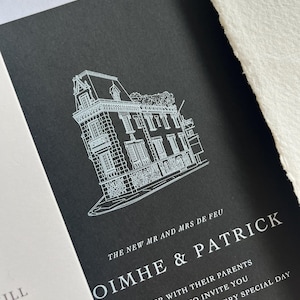 Ballynahinch Castle Venue Illustration, Wedding Invitations (Digital Download) image 8