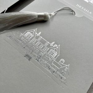 Ballynahinch Castle Venue Illustration, Wedding Invitations (Digital Download) image 3