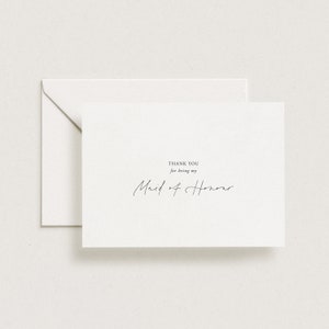 Carte de remerciement pour le jour de mon mariage, carte de remerciement pour mariage, carte de remerciement personnalisée pour mariage, demoiselle d'honneur, homme d'honneur, demoiselle d'honneur