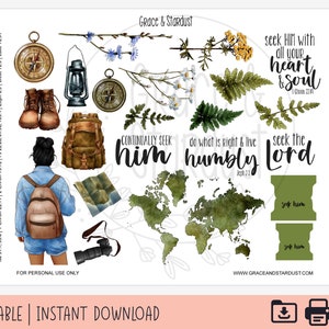 Bible Journaling Printable Stickers | Printable Bible Stickers | Seek ...