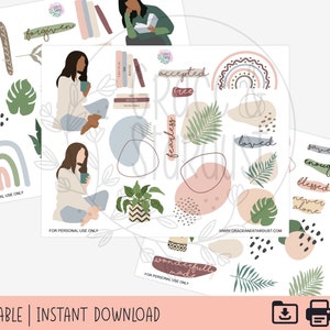 Bible Journaling Stickers | Identity in Christ Stickers | Printable Stickers | Bible Journaling Stickers | Printable Bible Stickers