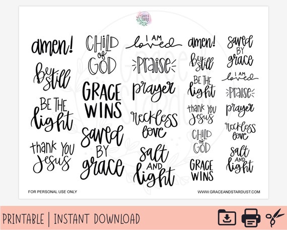 Love Is... | Journaling Sticker Sheet Love Is... | Journaling Sticker Sheet
