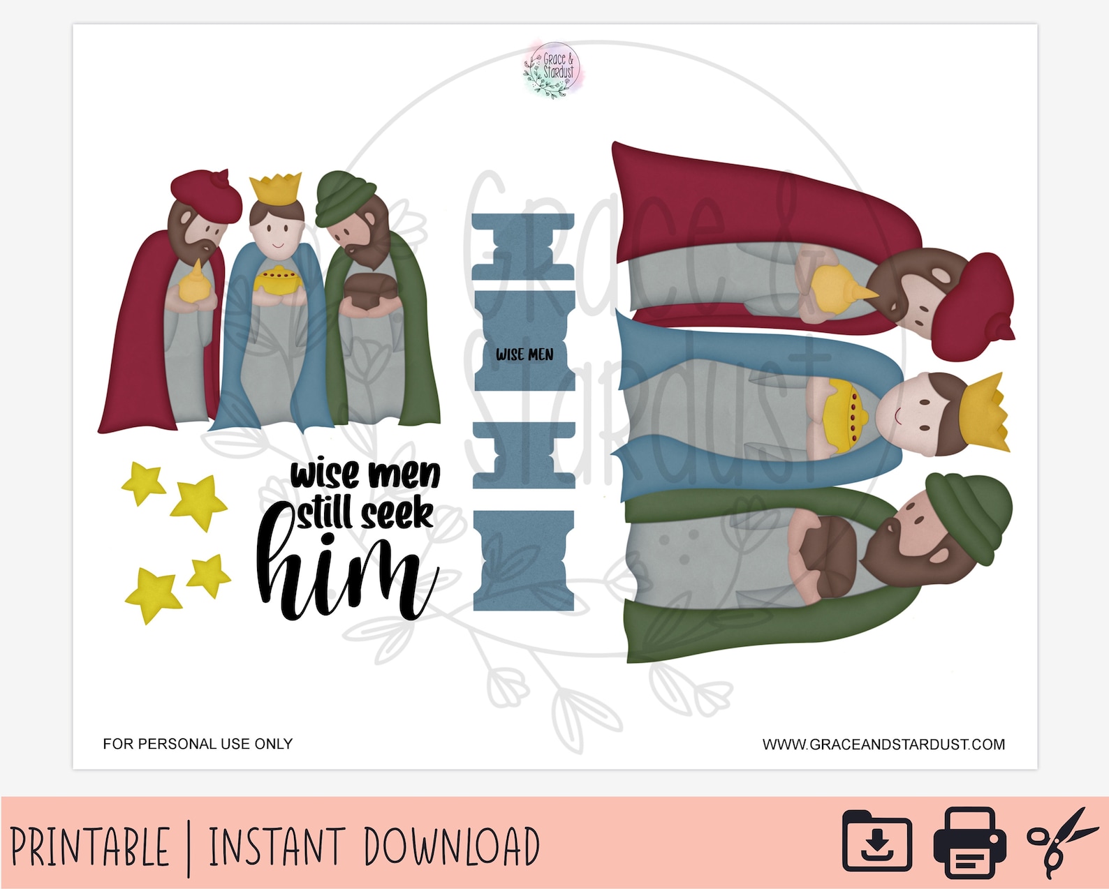 Printable Bible Journaling Stickers Christmas Stickers - Etsy