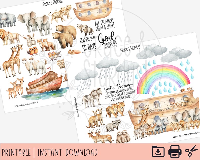 Bible Journaling Printable Stickers | Printable Christmas Stickers ...