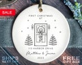 Personalized New Home Ornament - New Home Christmas Ornament - First Christmas At Address Ornament 2025 - Realtor Closing Gift
