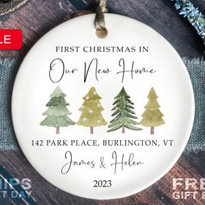 New Home Ornament - New Home Christmas Ornament 2023 - Christmas Tree New House Ornament