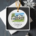 Realtor Closing Gift 2026 - Housewarming Gift Ornament - Watercolor Photo Realtor Closing Gift