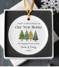 New Home Ornament Personalized - Our New Home Ornament 2025 - New House Christmas Ornament -Housewarming Gift