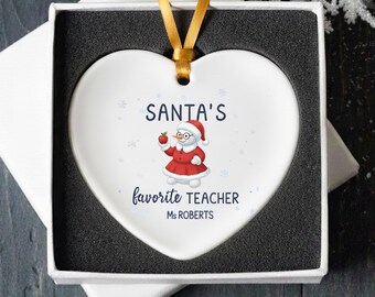 Teacher Snowwoman Ornament | Personalized Female Teacher Gift | Best Teacher Gift | School Gift | Christmas 2024