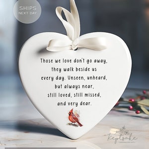 Memorial Christmas Ornament - In Loving Memory Keepsake - Memorial Ornament 2025
