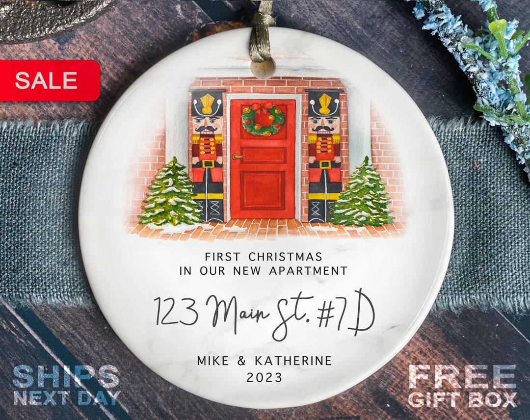 First Apartment Ornament Personalized Our First Apartment Christmas ...