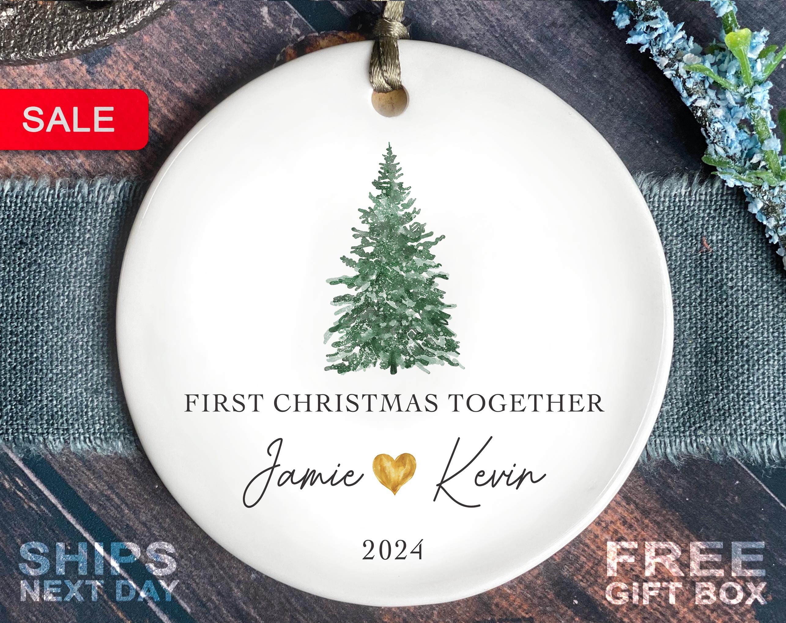 First Christmas Together Ornament - Couples Ornament - Personalized First  Christmas Together - New Couple Gift 2026 - Etsy, image size:2570x2037