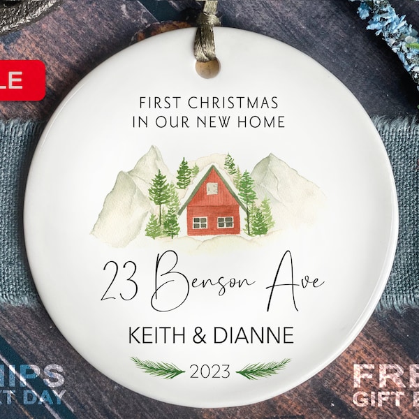 Personalized New Home Ornament - New Home Christmas Ornament - New House Ornament