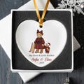 Plaid Bear Sibling Ornament | Personalized Brothers Sisters Gift | Custom Family Names | Family Christmas Ornament
