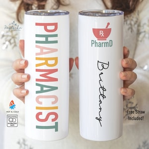 Pharmacist Gift - Personalized Pharmacist Tumbler - Pharmacist Technician Gift - PHARMD Gift
