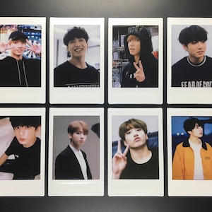 BTS Headshots Pastel Polaroids Selca Selfie Real INSTAX Film Photocards Army bias BTS Boyfriend Photocard