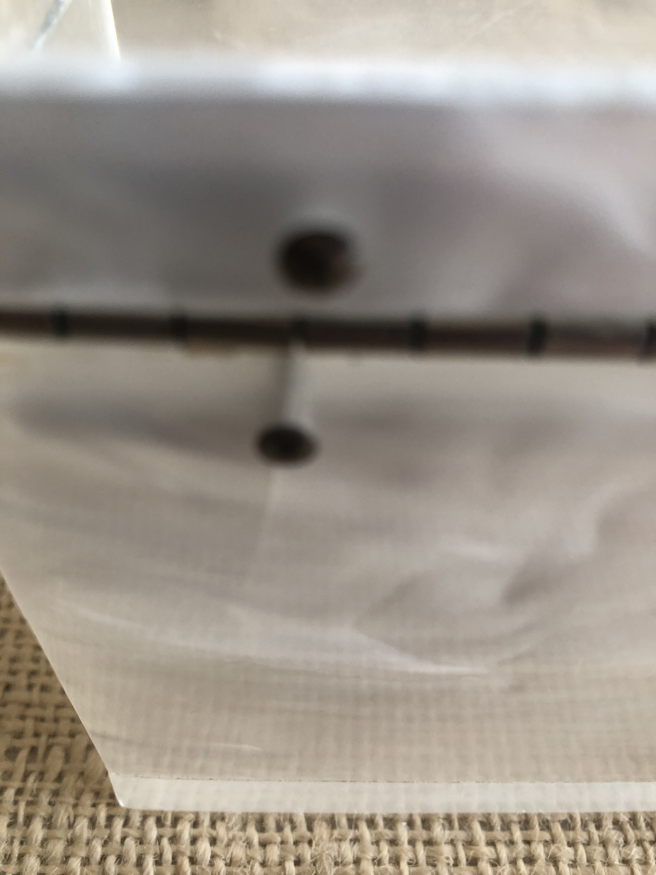 1950 年代のヴィンテージ ペアミックスマーブル ルーサイト バッグ