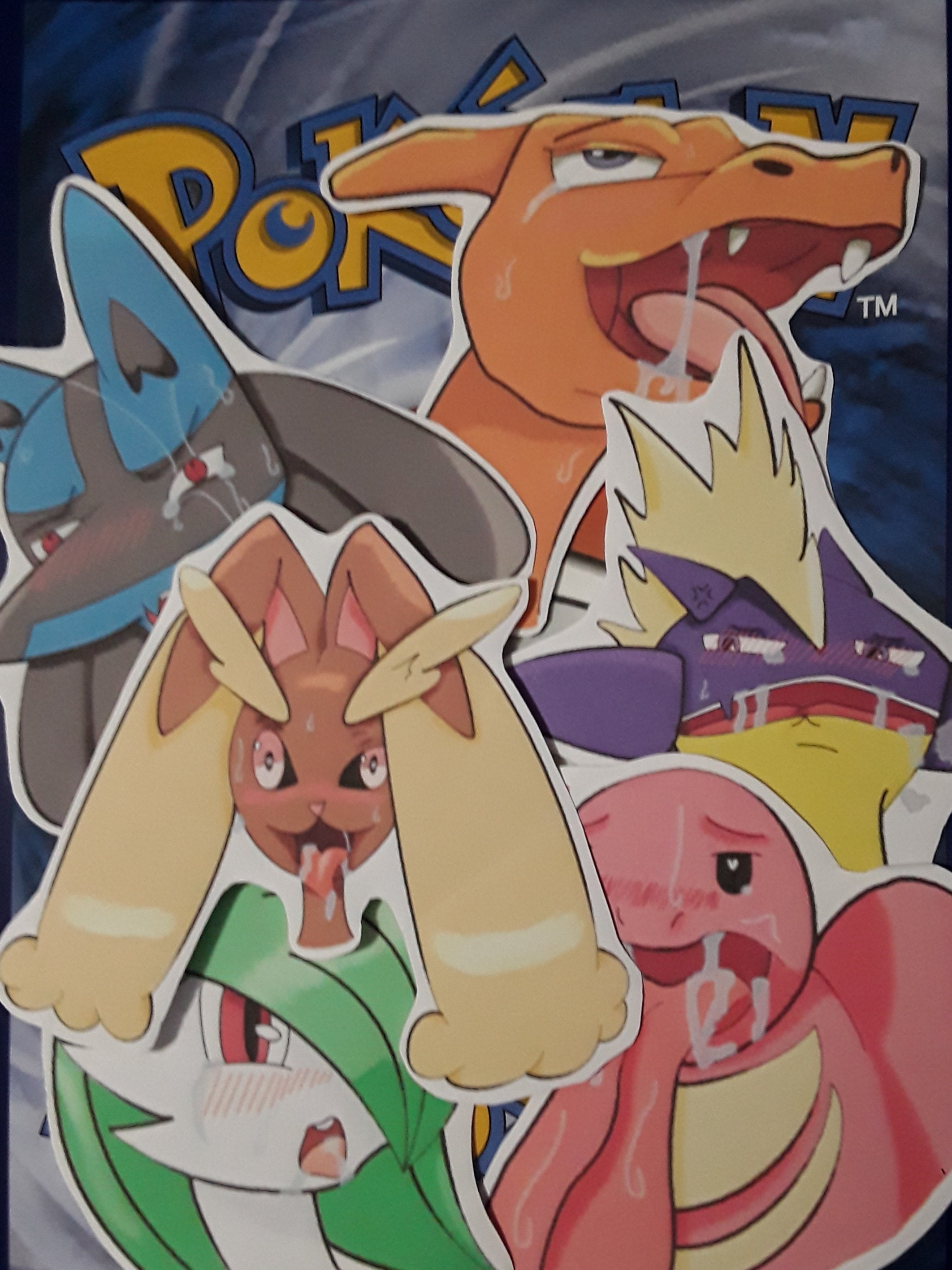 Pokemon Ahegao Stickers - Etsy UK