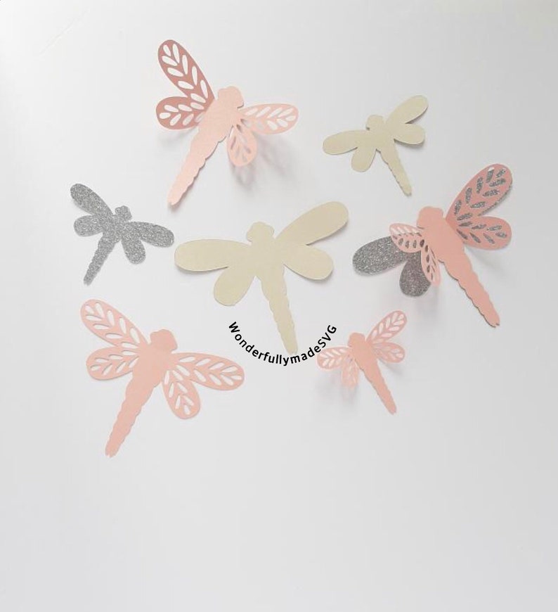 Download 3D Dragonfly SVG file Layers butterfly cutting file Cricut ...