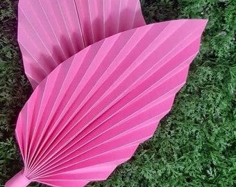 3D ペーパー ヤシの葉 SVG テンプレート: Boho Decor (デジタル ダウンロード)