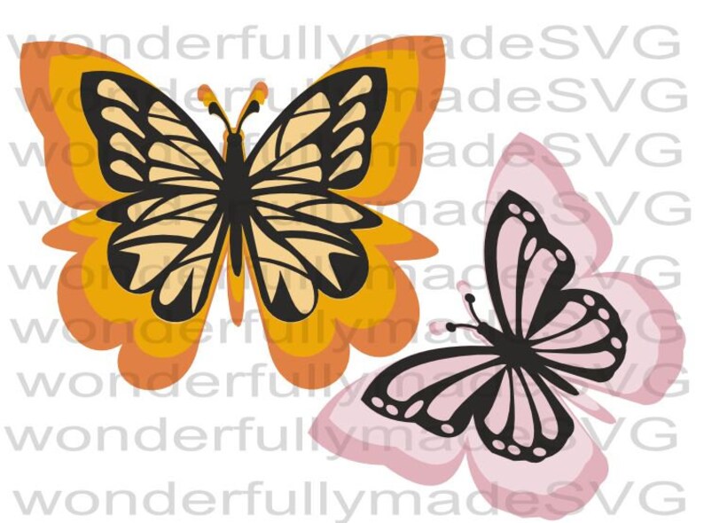 Free Free 3D Layered Butterfly Svg Free 727 SVG PNG EPS DXF File