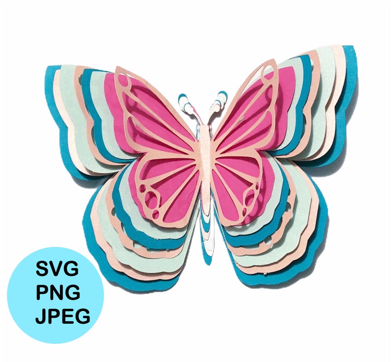 Free Free 3D Layered Butterfly Svg Free 533 SVG PNG EPS DXF File