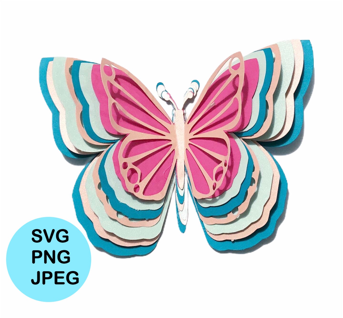 Free Free 61 Layered 3D Butterfly Svg SVG PNG EPS DXF File