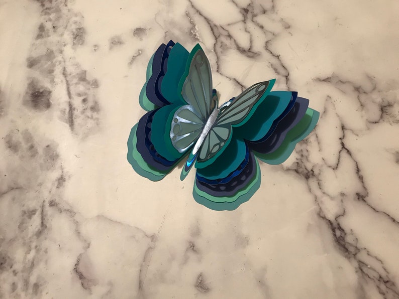 Download 8 Layers 3D Butterfly SVG Layered butterfly SVG 3D | Etsy