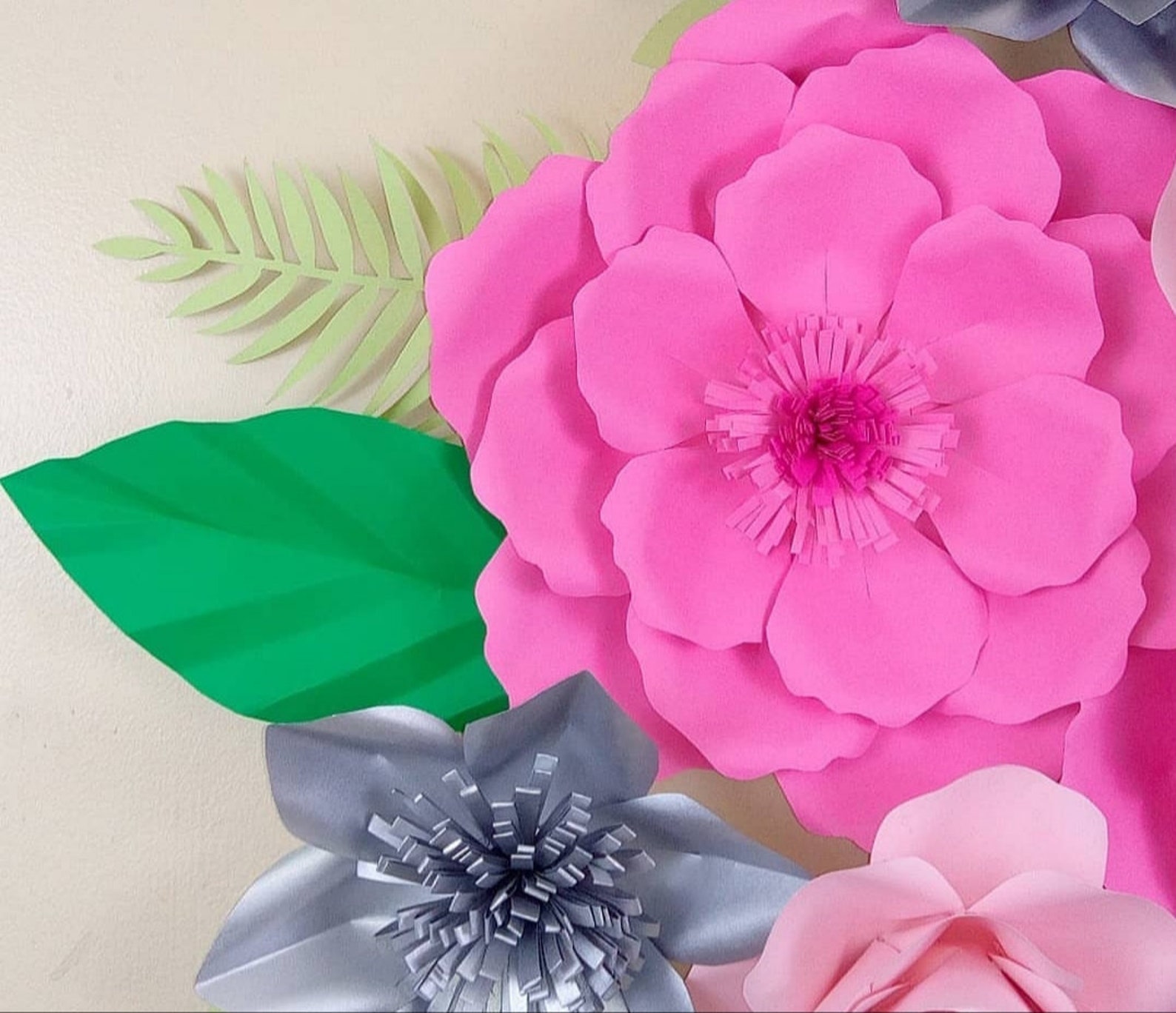 Free Printable Flower Template For Backdrop