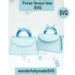 Geldbörse favor Box svg, Geldbörse Geschenk Box svg, Party favor Tasche SVG, favor Box SVG, 3D Papier Geldbörse Geschenk SVG, Handtasche favor Box Vorlage svg