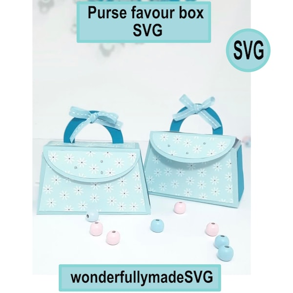 Purse Paper Bag Template Etsy