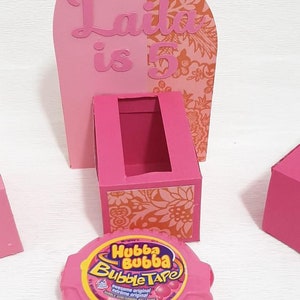Bubble Gum Box Svg, Gum Box Template, Hubba Bubba Gum Box Svg, Chewing ...