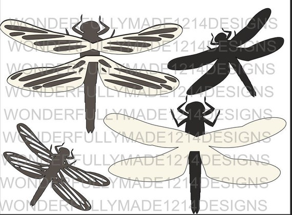 Download Giant 3d Dragonfly Svg Paper Dragonfly Big Dragonfly Etsy