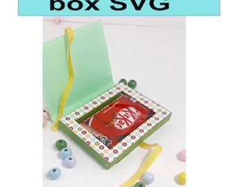 Book Box SVG: Treat & Favor Box-sjabloon (digitale download)