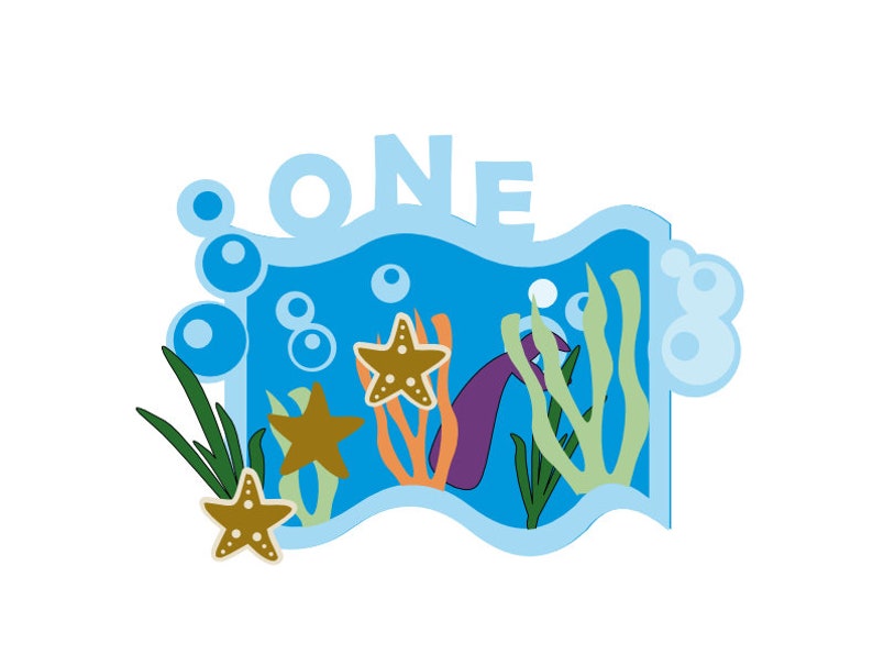 Download Under the sea shaker cake topper SVG Fish tank shaker cake ...