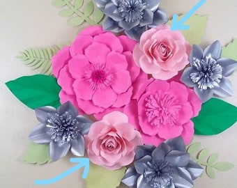Medium Paper Rose Template SVG, DIY Rosalina Rose File (Digital Download)