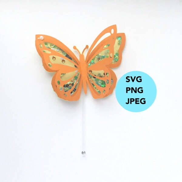 Butterfly Cake Topper Etsy