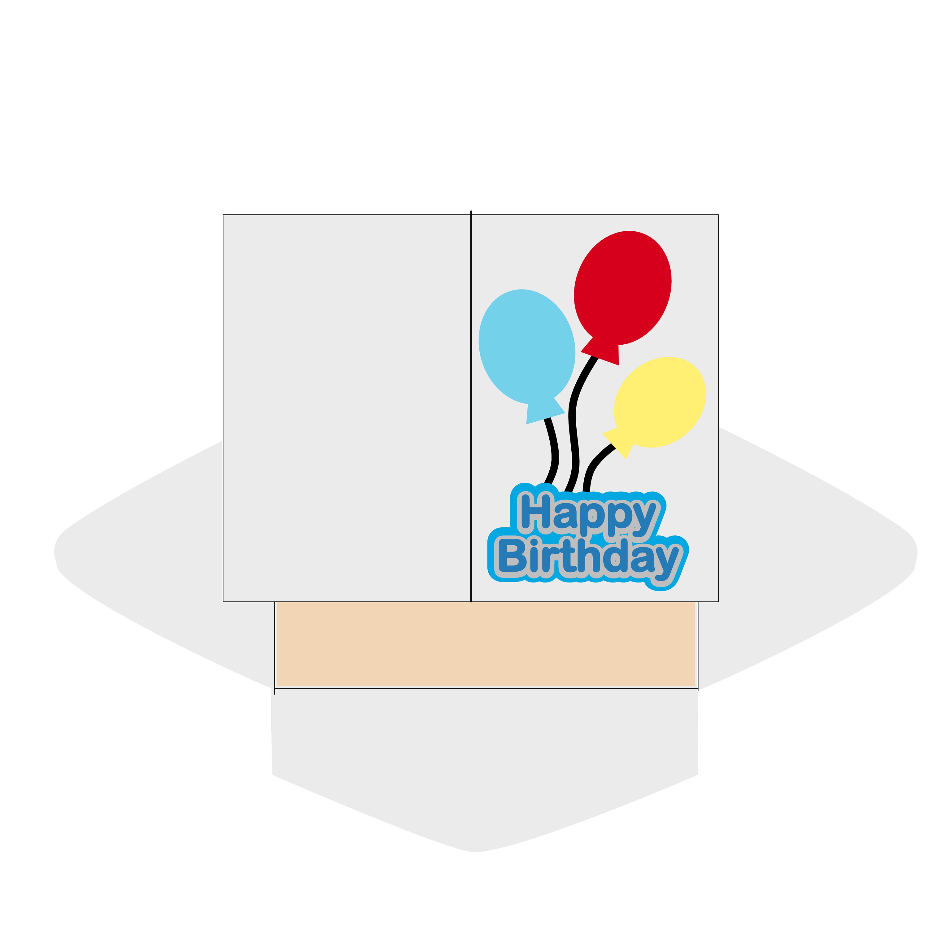 Download Birthday Card And Envelope Svg Enveliope Ans Envelope Liner Etsy